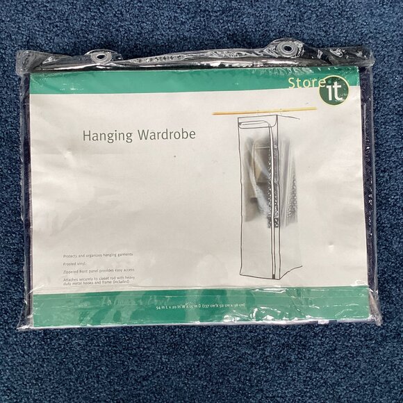 NEW - Hanging Wardrobe - 54" x 20" x 15" - Picture 1 of 3